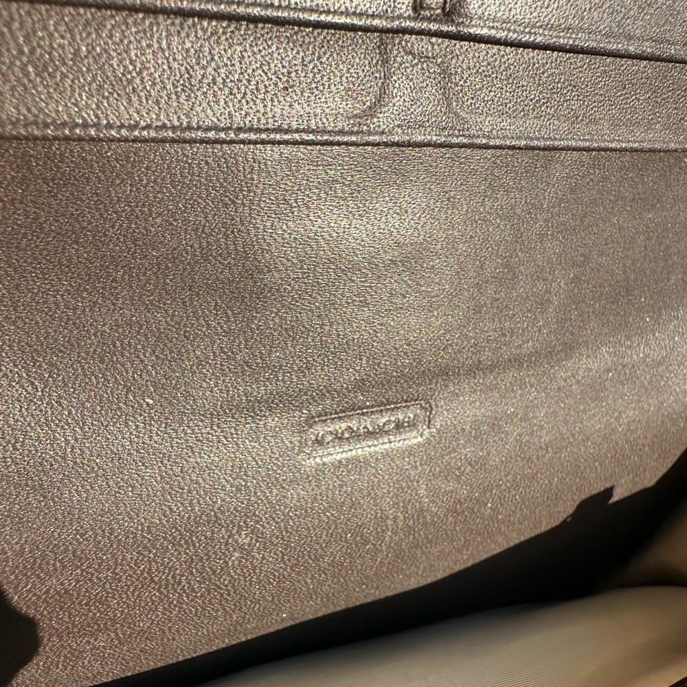 Coach Vintage Y2K  Brown Leather Studded Wallet - Picture 6 of 7